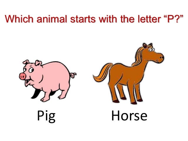 Farm Animal Letter Sounds