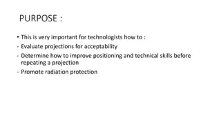 image critique in radiography by Atif | PDF