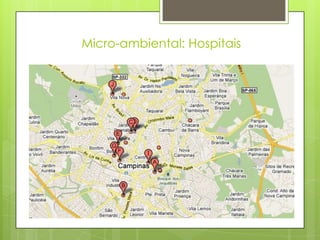 Micro-ambiental: Hospitais
 