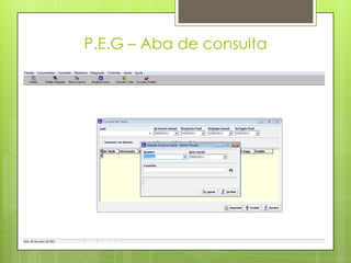 P.E.G – Aba de consulta
 