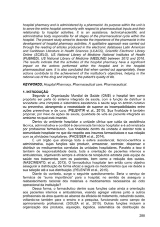 The Role of Hospital Pharmacy and Pharmacists in Pharmaceutical Care | PDF