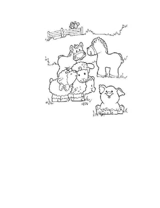 Farm coloring page 3