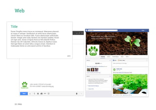 John Smith | CEO & Co-Founder
972+54+1234567 | www.farmdog.ag
Title
Donec fringilla viverra lacus eu consequat. Maecenas placerat
ac turpis in semper. Vestibulum sit amet lacus ullamcorper,
rutrum libero et, tincidunt nibh. Fusce ullamcorper sollicitudin
laoreet. Integer ante nulla, facilisis non facilisis sodales, tincid-
unt eget ante. Donec id ligula rhoncus felis blandit ﬁnibus.
Aenean nec elit vulputate, vehicula massa id, dapibus turpis.
Sed eget libero sit amet tellus congue ornare. Interdum et
malesuada fames ac ante ipsum primis in faucibus.
Web
23 | Web
PPT
 