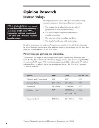 Opinion Research
                        Educator Findings
                                                   During the r...