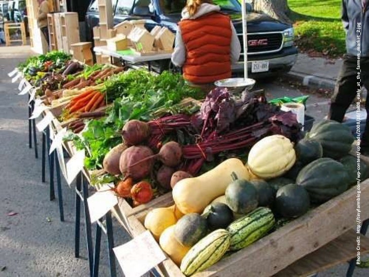 farmers market display and pricing