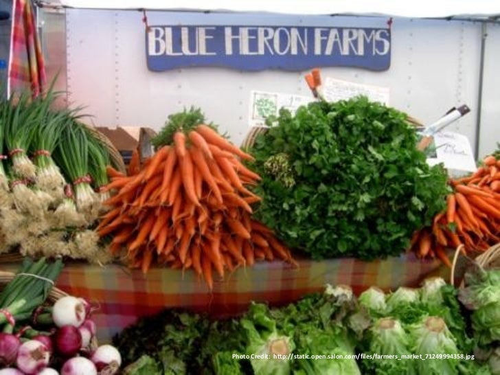 farmers market display and pricing