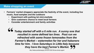 What Can Big Grocery Learn from Farmers' Markets Using Social Data?