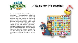 Farm Heroes Saga guide for the beginner