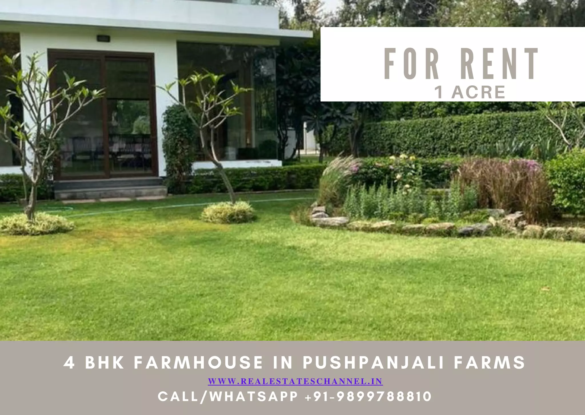 Farmhouse For Rent Examples FARMHOUSE FOR RENT IN PUSHPANJALI FARMS | PDF