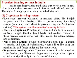 FARMING BASED LIVELIHOOD SYSTEMS LECTURE PPT | PDF