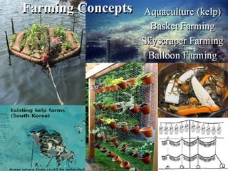 Farming Concepts (Aquaculture and Elevated Farming)