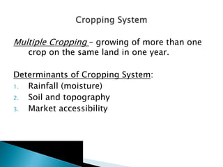 Farming Systems, integrated ,cropping systems, relay cropping | PDF
