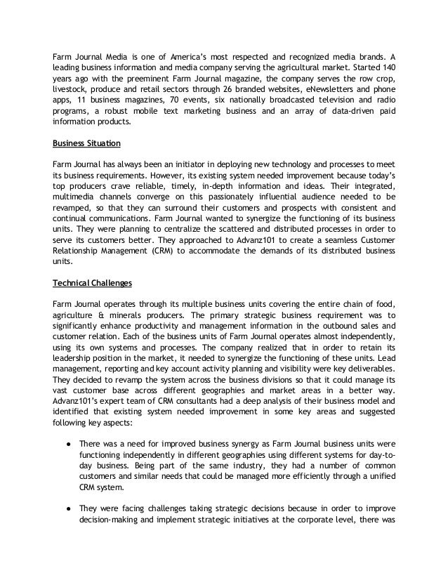 Crm implementation case study picture