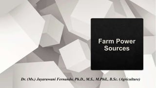 Dr. (Ms.) Jayaruwani Fernando, Ph.D., M.S., M.Phil., B.Sc. (Agriculture)
 
