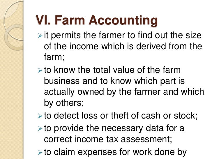 Farm records and accounting