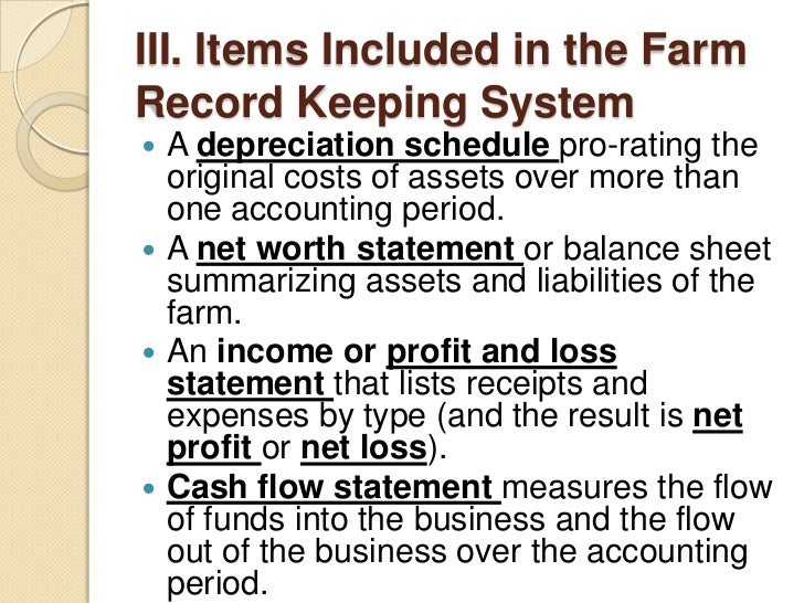 Farm records and accounting