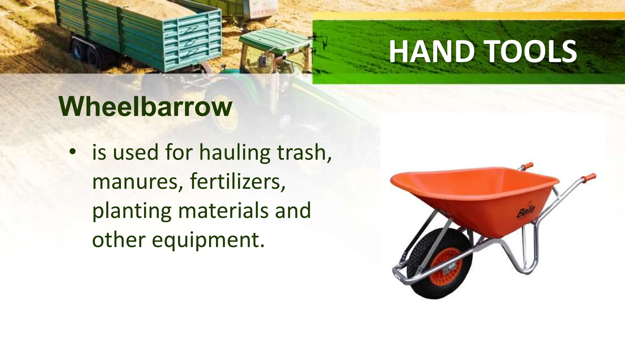 Grade 7- Agricultural Crop Production.Farm Tools and Equipment.pptx