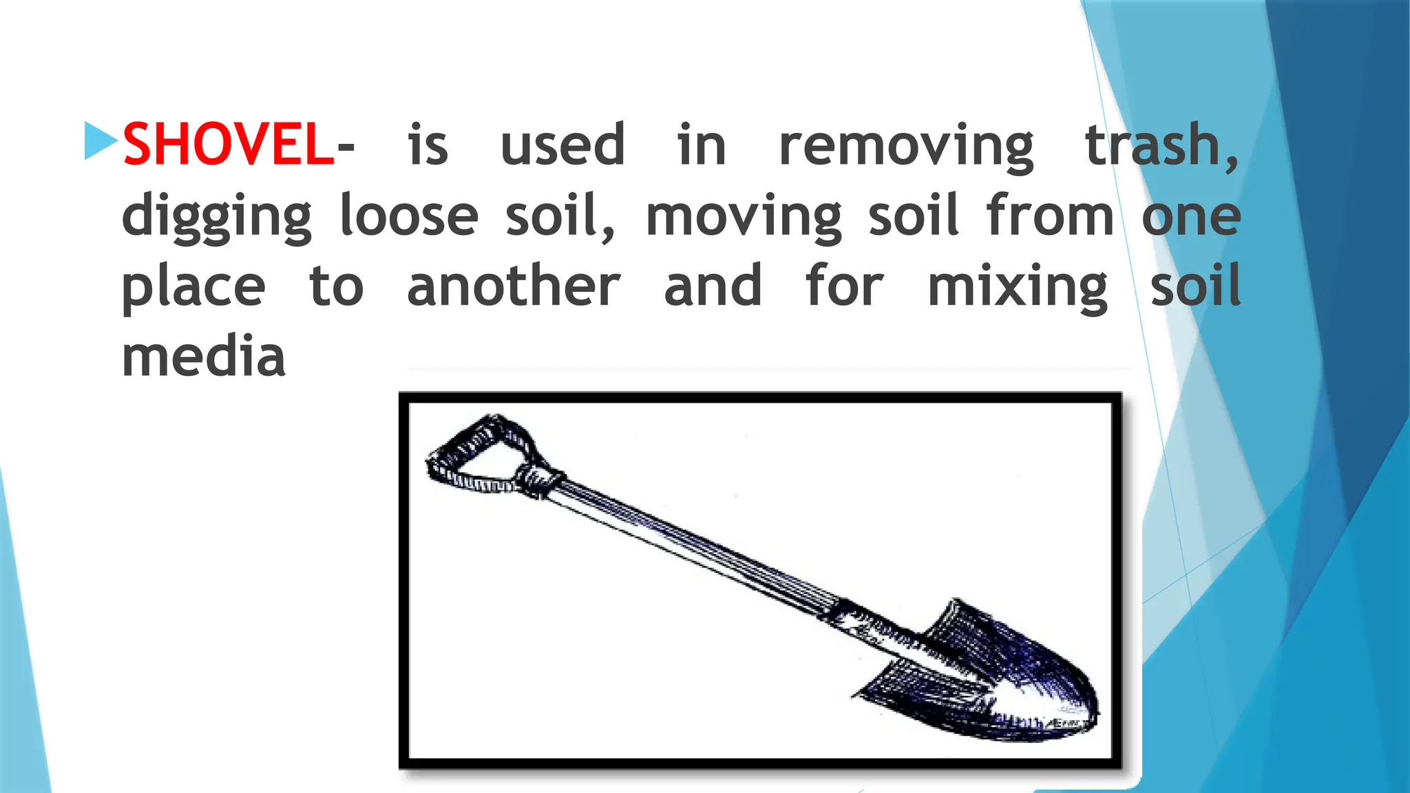 FARM TOOLS example with their usesP PPT..pptx | Agriculture | Industries