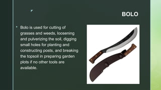 Farm Tools and Equipment.pptx for agricrop | PPTX