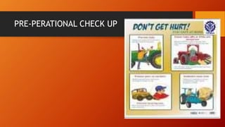 PRE-PERATIONAL CHECK UP
 