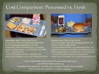  Retrained staff and introduced them to prep and cooking techniques, slowly changing the “place and press” process for the last 15 years.The Second Year…Added Beef and Pork Producers to the Program Advertised for and connected with beef producers in the area.