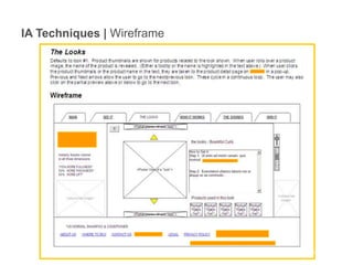 IA Techniques | WireframeIntro to IA - 9