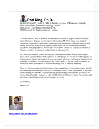 Amin Rasheed IMD Business School
 