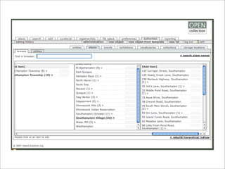 OpenCollection Open Source Collection Management Software, Seth Kaufman ...