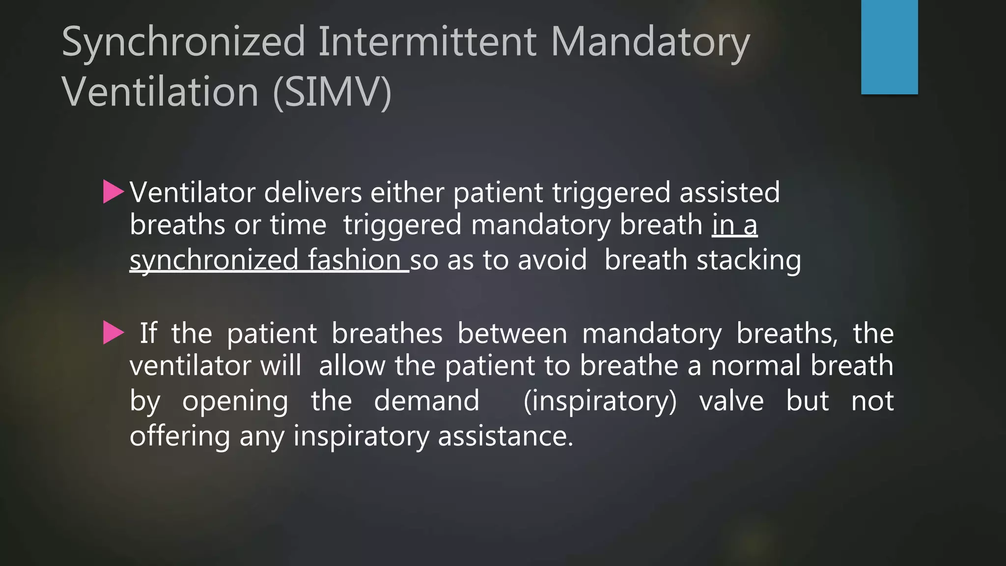 Mechanical Ventilation | PPTX