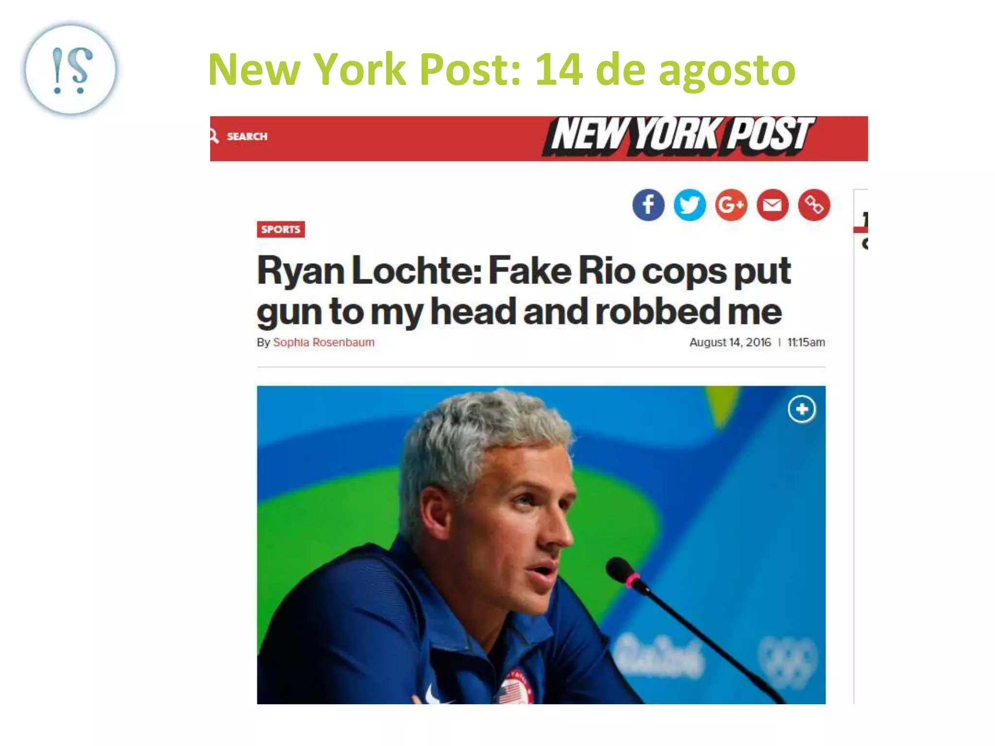 Veronica Serra - Sócia do ML -
OEP (JP Morgan), Diletto (JPL +BS
+ MT) DD, Serra)
New York Post: 14 de agosto
 