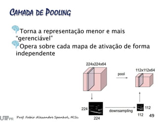Torna a representação menor e mais
“gerenciável”
Opera sobre cada mapa de ativação de forma
independente
 