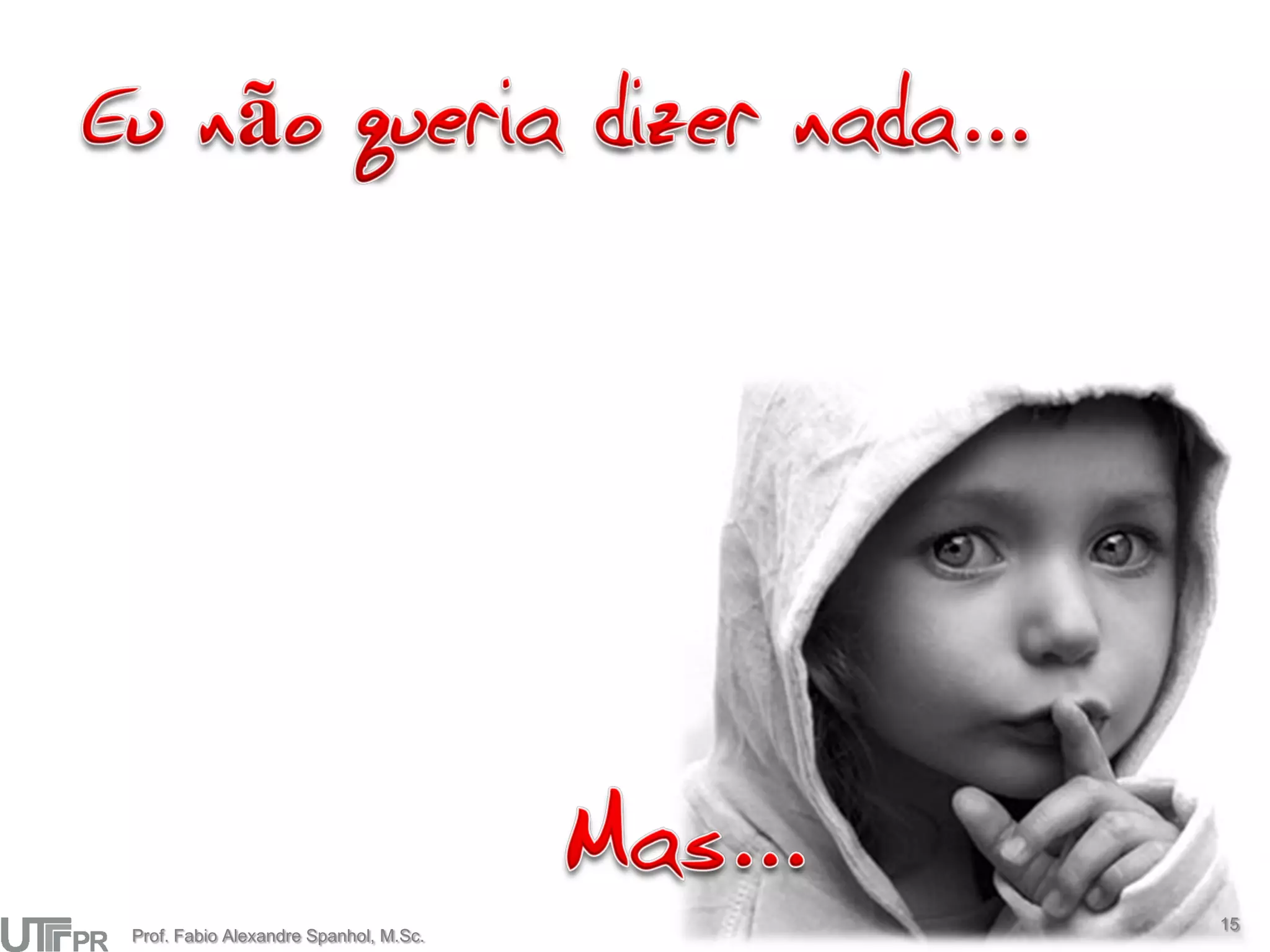 15
Prof. Fabio Alexandre Spanhol, M.Sc.
 