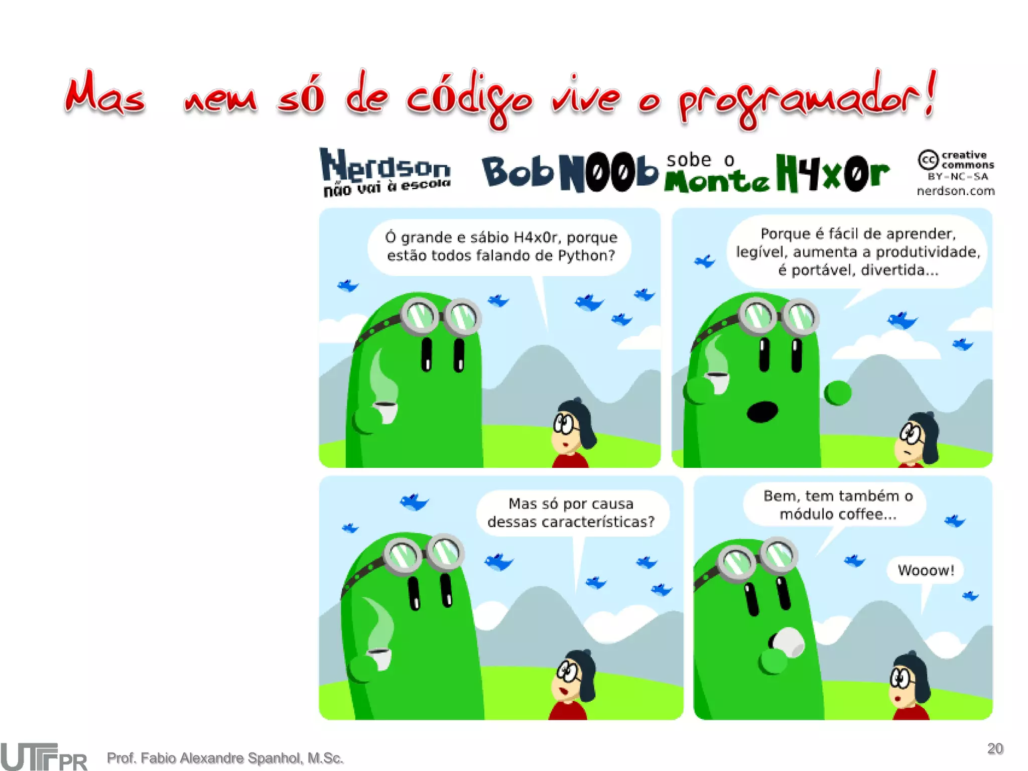 20
Prof. Fabio Alexandre Spanhol, M.Sc.
 