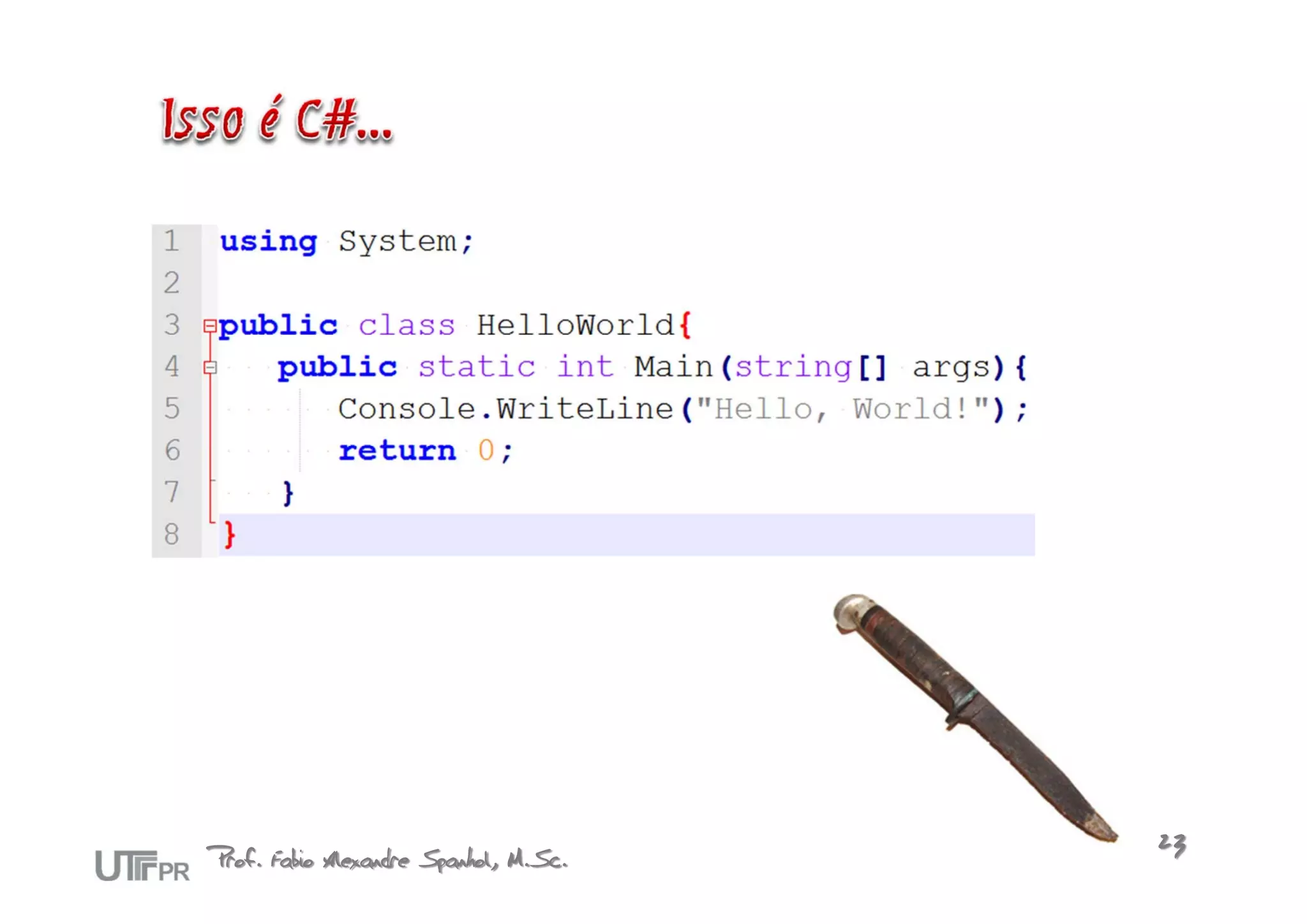 Prof. Fabio Alexandre Spanhol, M.Sc.   23
 