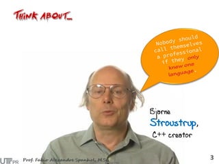 Bjarne
Stroustrup,
C++ creator
 
