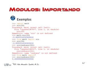 Exemplos
 