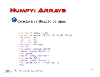 Criação e verificação de tipos
 