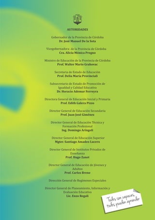 Todos son capaces,
todos pueden aprender
 