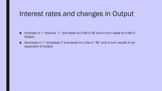 Fall In Output Example (f) AS and AD curves and determination of Output.pptx
