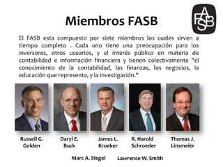 presentación del fasb contaduria publica | PPTX