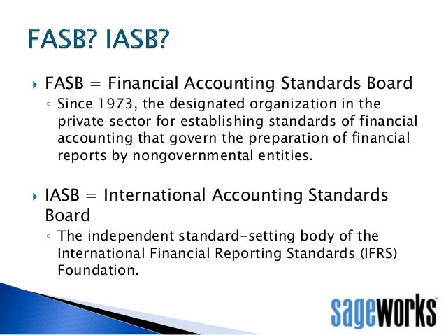 international accounting standards board