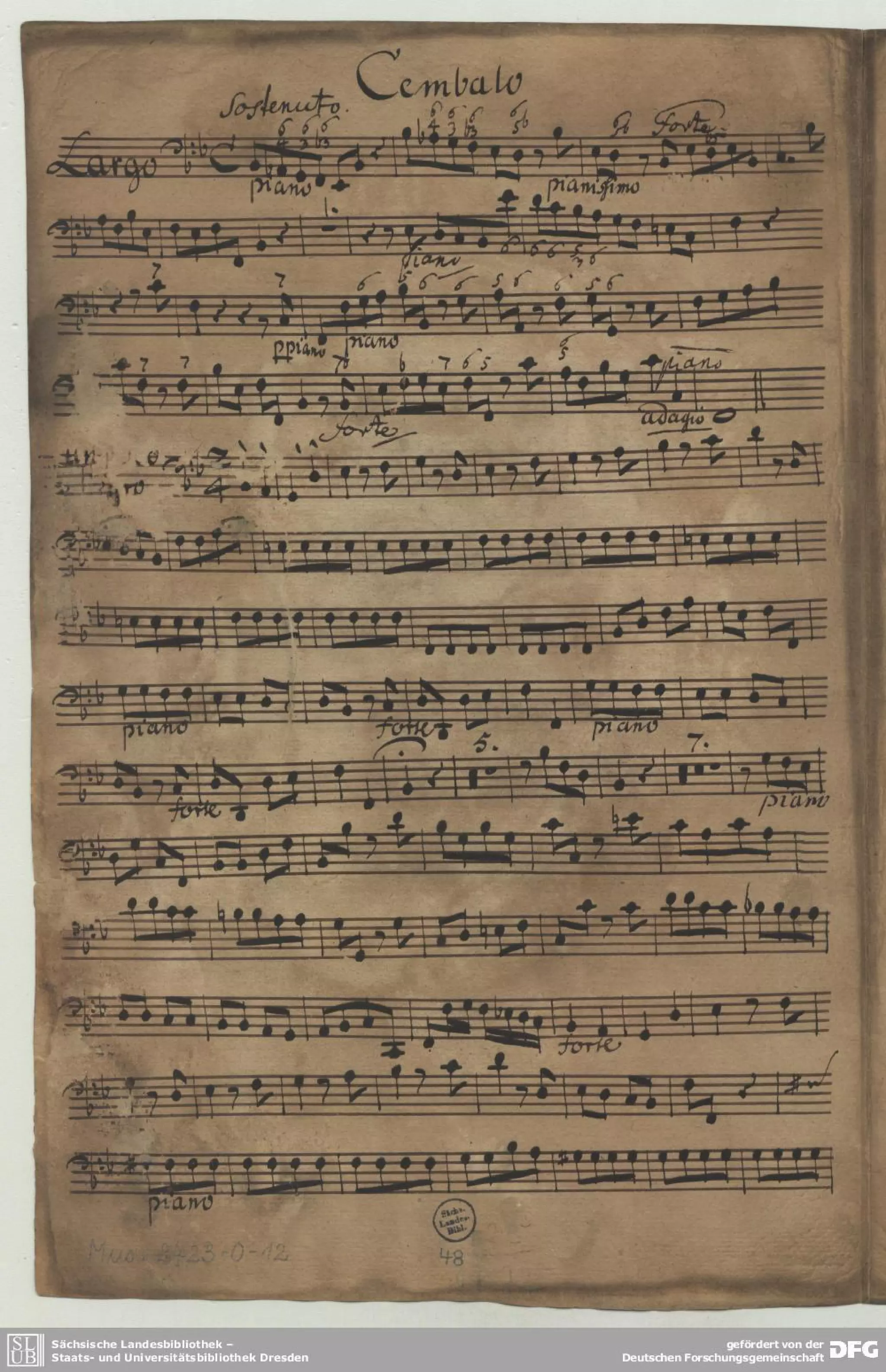 Fasch conc l_b1./concierto para chalumeau ,string y baso continuo