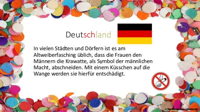 Faschingsbrauche Und Verhaltensregeln