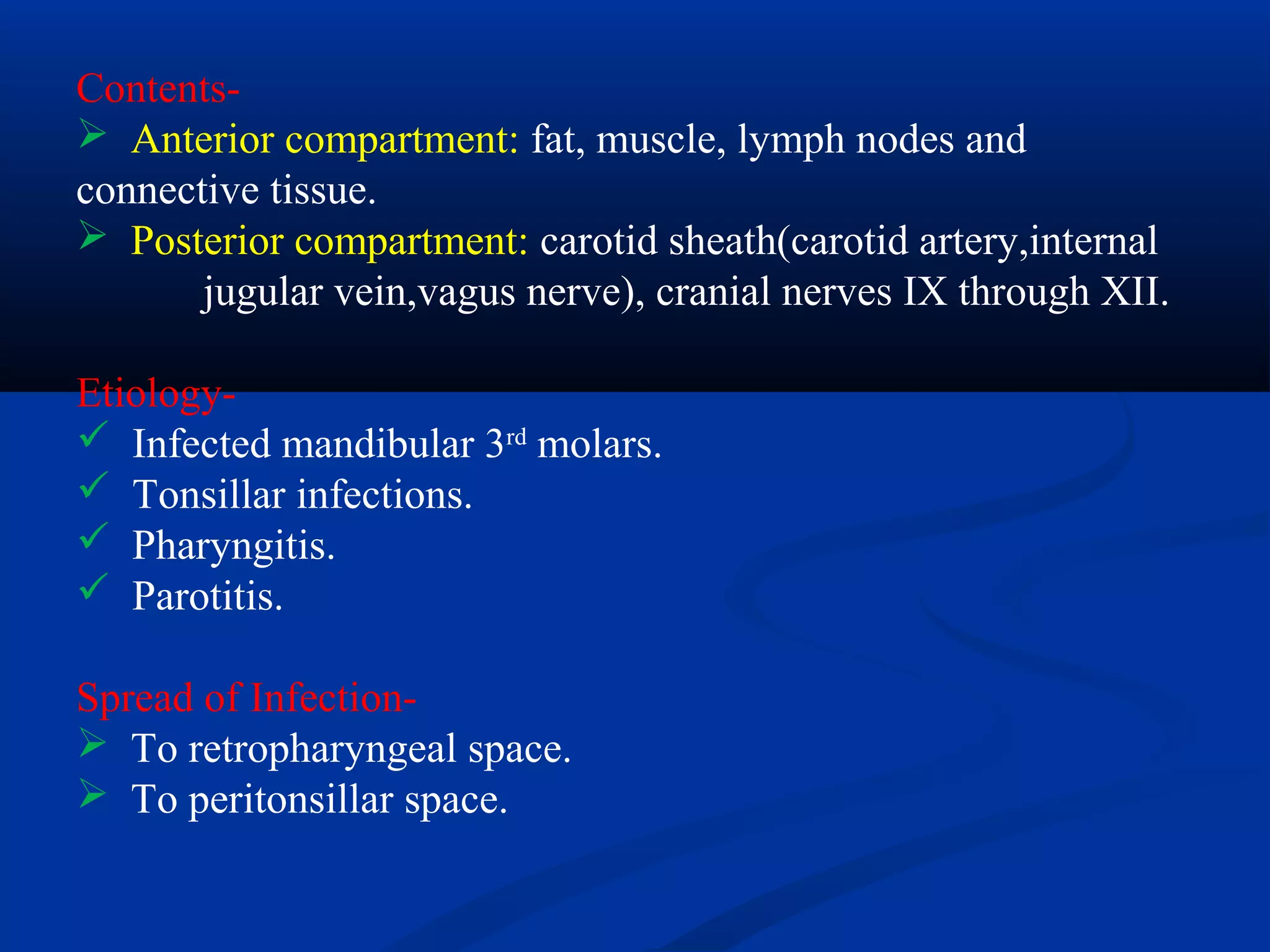 Fascial space & infections | PPT