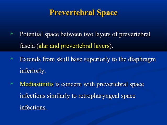 Fascial space & infections | PPT