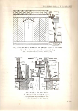 ;. N"i,,·'JrA 
-Url~'" ~ 
(All}ado - Forro de madei1'a pronto a receber 0 ?'el:estimento de ;,inco; 
CO/'le- vendo-se a va·randa e a cobe?'lm'a do vao de p07'la) 
("1 - Base da mansa?'da com platibanda e o1gero~,- 
B - COl'oamento da mansCl?'da com v.lo de pOTtl,- 
C - Base de nUlllSa1'Jil cem bacia de saca'la) 
 