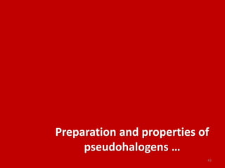 Preparation and properties of
pseudohalogens …
43
 