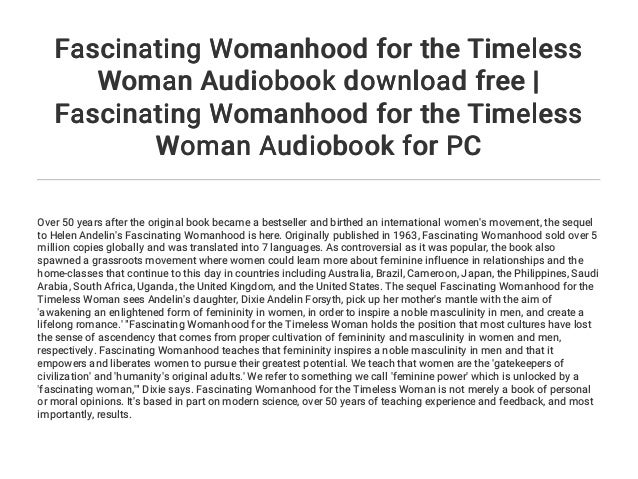fascinating womanhood by helen andelin free download fascinating womanhood by helen andelin free download