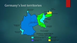 Germany's lost territories 
 
