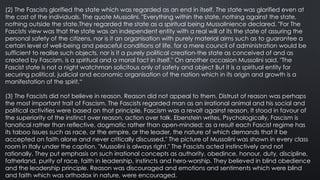 fascism and nazism elements and characteristics | PPTX